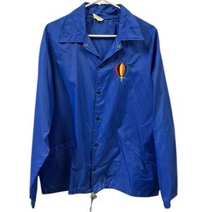 Hot Air Balloon Auburn Sportswear Vintage Windbreaker Jacket Embroidered Unisex